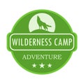 Wilderness camp illustration
