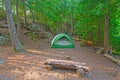 Wilderness Camp in the North Woods Royalty Free Stock Photo