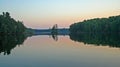 Wilderness Lake at Dusk Royalty Free Stock Photo