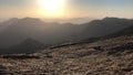 Wilderness landscape views at King`s Canyon and Sequoia National Park, California in the United States