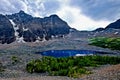 Wilderness in Rocky Mountains. Royalty Free Stock Photo