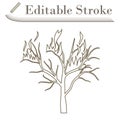 Wildfire Icon Royalty Free Stock Photo