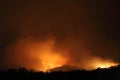 Wildfire with long shutterspeed Royalty Free Stock Photo