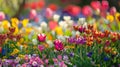 The wildflower bloom burst is natures way of announcing the arrival of spring the world in a blanket of colorful petals