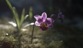 Wildflower bouquet showcases elegance and beauty in nature design generated by AI