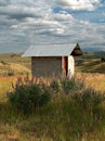 Wildflower Outhouse Royalty Free Stock Photo