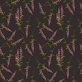 Wildflower seamless pattern