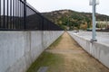 Wildlife crossing on bridge over 405 freeway in Los Angeles