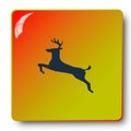 Wildlife,deer,icon,sing,illustration