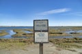 Wildlife Habitat Area Closed sign at Bolsa Chica Ecological Reserve California