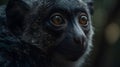 Wildlife, Monkey Sitting On A Branch of A Tree, Close Up Portrait of A Common Monkey, Macaque Monkey