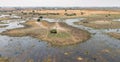 Wildlife in the Okavango Delta Royalty Free Stock Photo