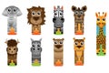 Wildlife Safari Animal Bookmark Style