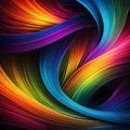 wildly vibrant, lively, abstract background made of wall paper