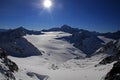 Wildspitze peak (3770 m), view from Tiefenbach