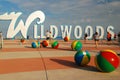 Wildwood Beach, New Jersey Shore Royalty Free Stock Photo