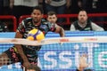 Italian Volleyball Men Cup Quarter finals - Sir Safety Conad Perugia vs Kioene Padova Royalty Free Stock Photo