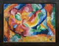 Astral Composition VI, 1912 painting by german painter Wilhelm Morgner