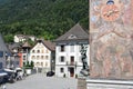 Wilhelm Tell monument on the cantonal capital of Altdorf