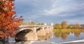 Wilkes-Barre bridge across Susquehanna River Pennsylvania, USA Royalty Free Stock Photo