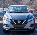 Wilkins Township, Pennsylvania, USA November 24, 2022 A new, gray Nissan for sale at a dealership