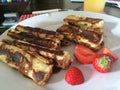 Strawberries and toast