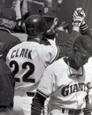 Will Clark and Roger Craig