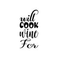 will cook wine for black letter quote