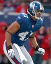 Will Demps NY Giants Royalty Free Stock Photo