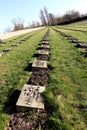 The cemetery Theresienstadt concentration camp Royalty Free Stock Photo