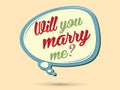 Will you marry me text