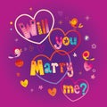 Will you Marry me - wedding design