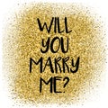 Will you merry me card