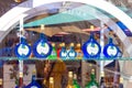 Willemstad, Curacao, Netherlands - December 5, 2019: The shopping kiosk in port for gifts and souvenirs from local vendors. The