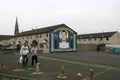 William Bucky McCullough mural, Lower Shankill, Belfast Royalty Free Stock Photo