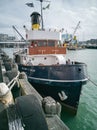 William C Daldy historic steam engine tugboat operating on Waitemata Harbour