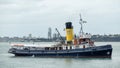 William C Daldy historic steam engine tugboat operating on Waitemata Harbour