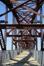 William Clinton Presidential Park Pedestrian Bridge Royalty Free Stock Photo