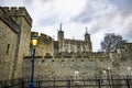 Close-up of the walls of the Tower of London