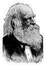 William Cullen Bryant, vintage illustration