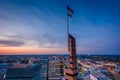 The William Donald Schaefer Building at sunset, in Baltimore, Maryland Royalty Free Stock Photo