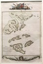 1780 William Grainger Engraving after William Harrison survey William Bligh Intaglio Printing Copper Plate Print Macao Taipa Map