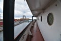 William A Irvin bulk freighter and the aerial lift bridge