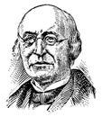 William L. Garrison, vintage illustration