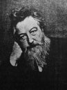 William Morris was a British textile designer, poet, artist in the old book the History essays, by V.M. Friche, 1908, Moscow