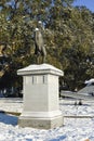 William Moultrie Statue at Battery Park, Charleston, SC Royalty Free Stock Photo