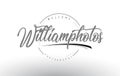William Personal Photography Logo Design with Photographer Name.