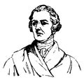 William Pitt, vintage illustration