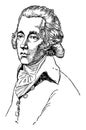 William Pitt the Younger, vintage illustration