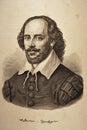 William Shakespeare Portrait Royalty Free Stock Photo